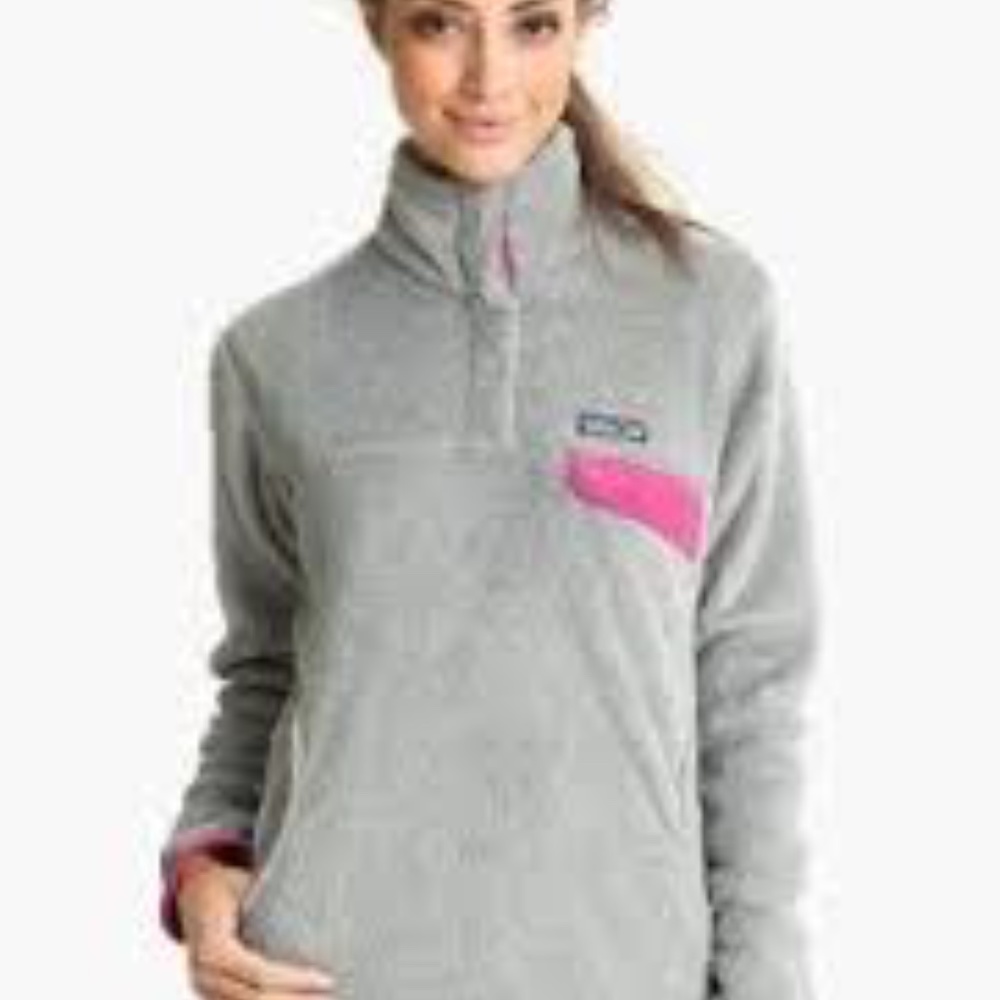Patagonia Re-Tool Snap-T Grey Fleece Pullover